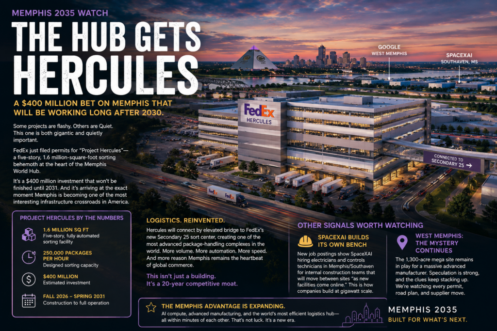 FedEx Just Made a $400 Million Bet on the Memphis of 2031