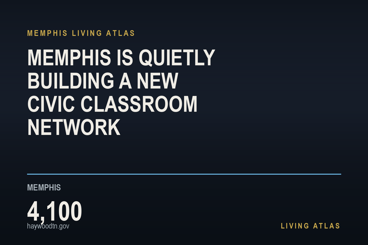 the central idea of the story, grounded in Memphis